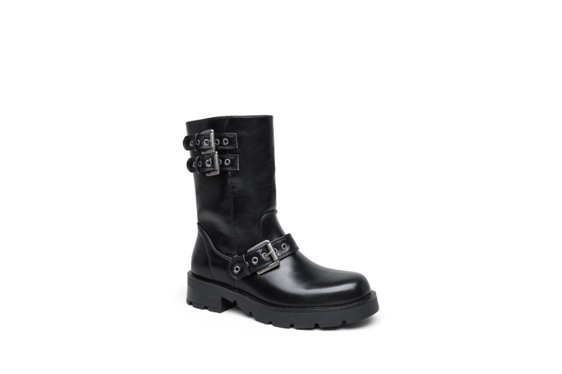 Großhändler Bello Star - Stiefeletten aus Kunstleder mit Schnallen