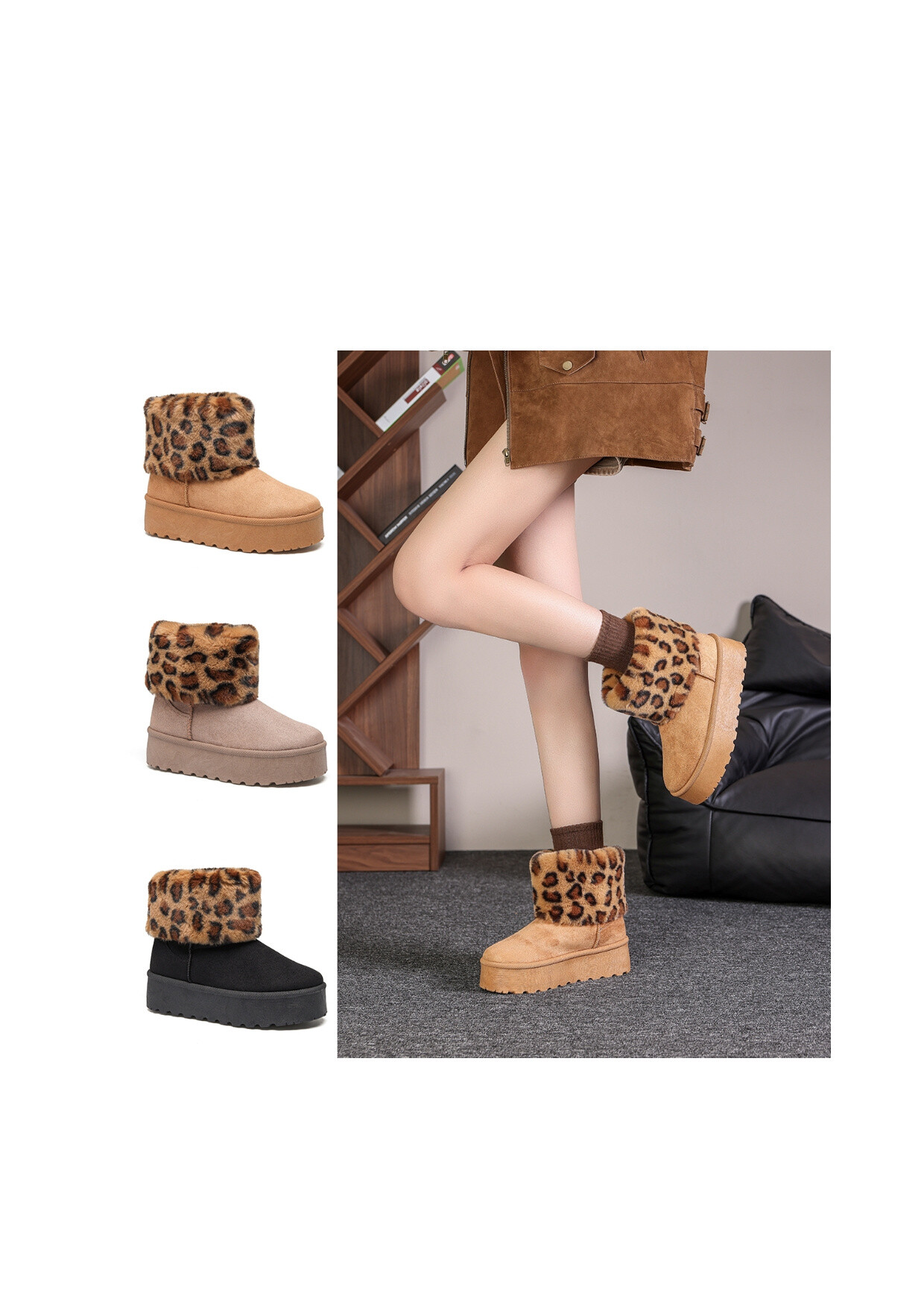 Grossiste Bello Star - bottines en simili daim classique