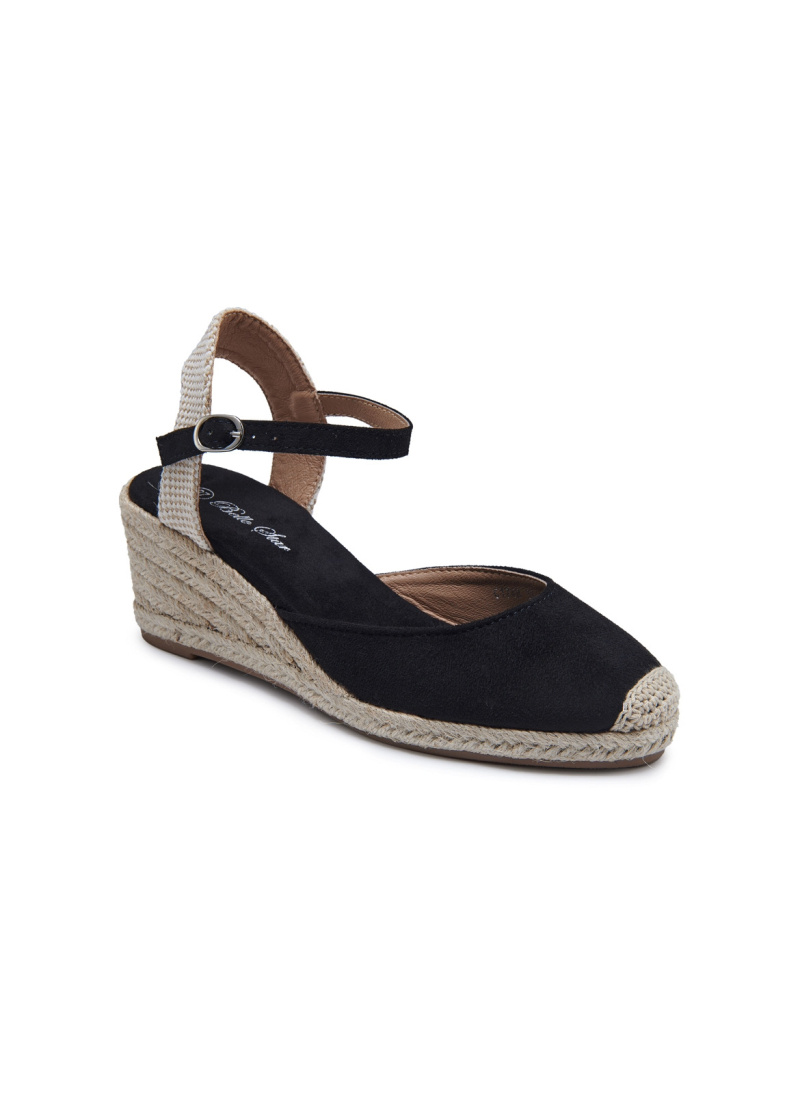 Grossiste Bello Star - espadrille en simili daim compensée