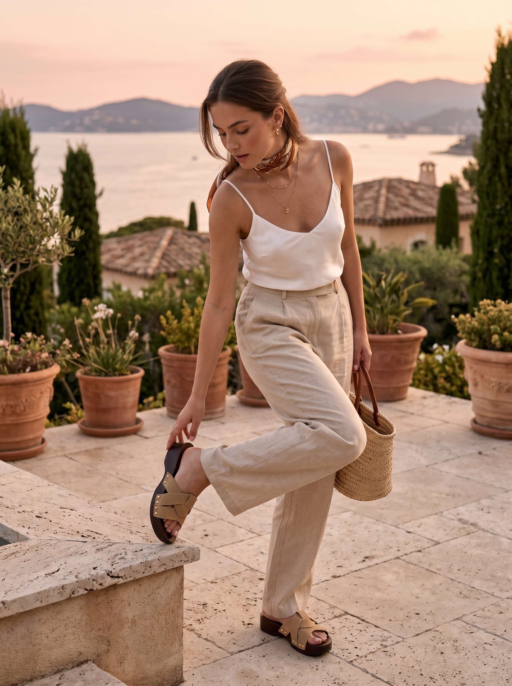 Mayorista Bello Star - Chanclas clásicas con suela gruesa de imitación de ante