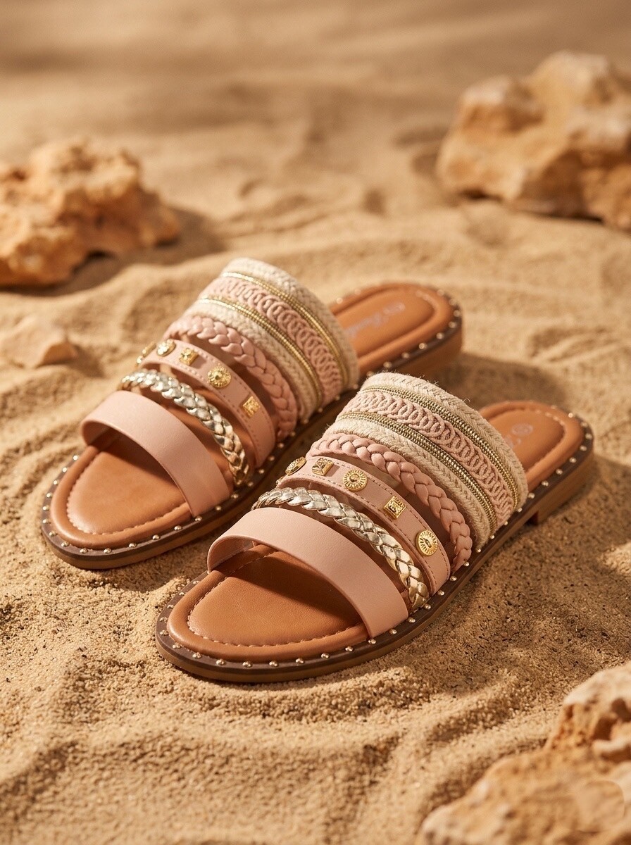 Mayorista Bello Star - Chanclas clásicas con decoración fantasía