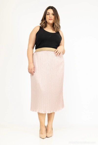 Jupe élégante automne/hiver en polyester, parfaite pour un style chic et confortable.