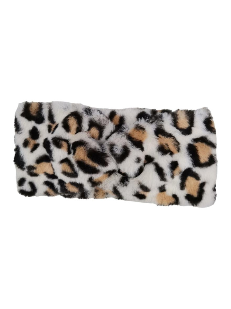 Grossiste Best Angel-Fashion Kingdom - Bandeau fausse fourrure motif léopard pour femme