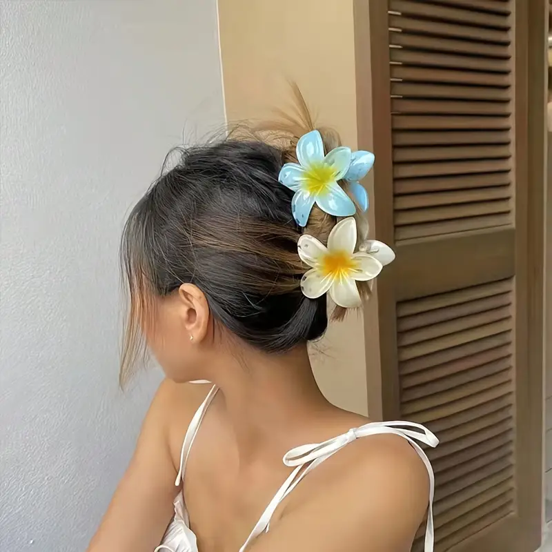 Grossiste Best Angel-Fashion Kingdom - Grande pince à cheveux hibiscus