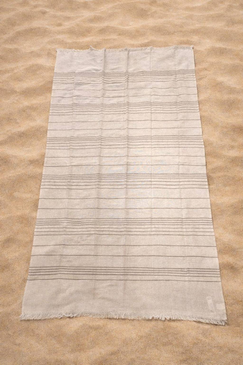 Grossiste Best Angel-Fashion Kingdom - Fouta de plage au tissage plat, ornée de rayures fines