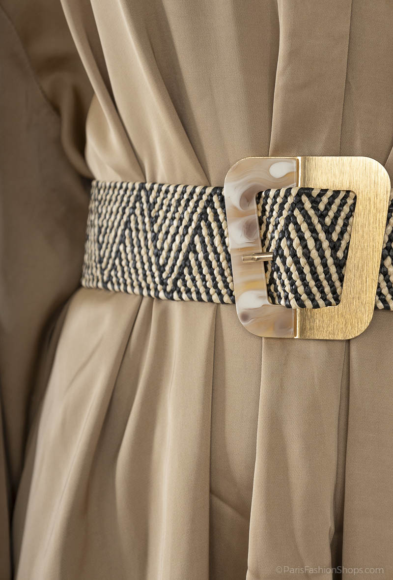 Grossiste Best Angel-Fashion Kingdom - Ceinture élastique effet paille