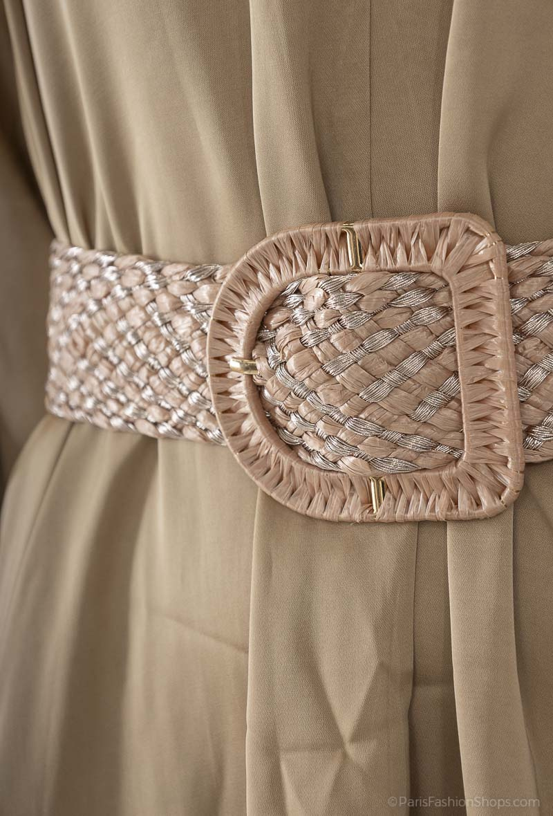 Grossiste Best Angel-Fashion Kingdom - Ceinture tressé bimatière