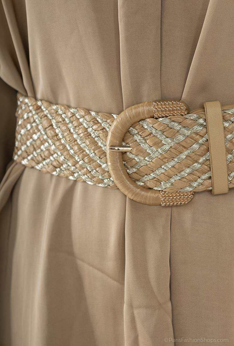 Grossiste Best Angel-Fashion Kingdom - Ceinture tressé bimatière