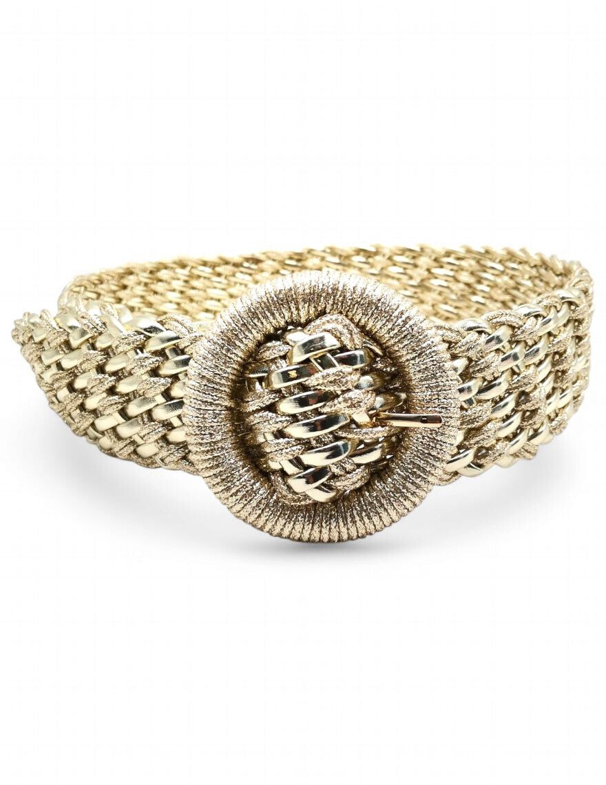Wholesaler Best Angel-Fashion Kingdom - Wide shiny braided belt