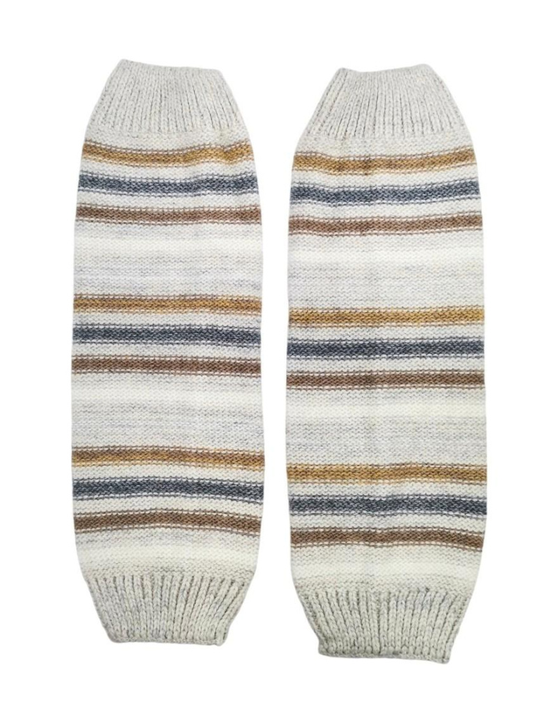 Wholesaler Best Angel-Fashion Kingdom - Unisex knitted leg warmers with stripes