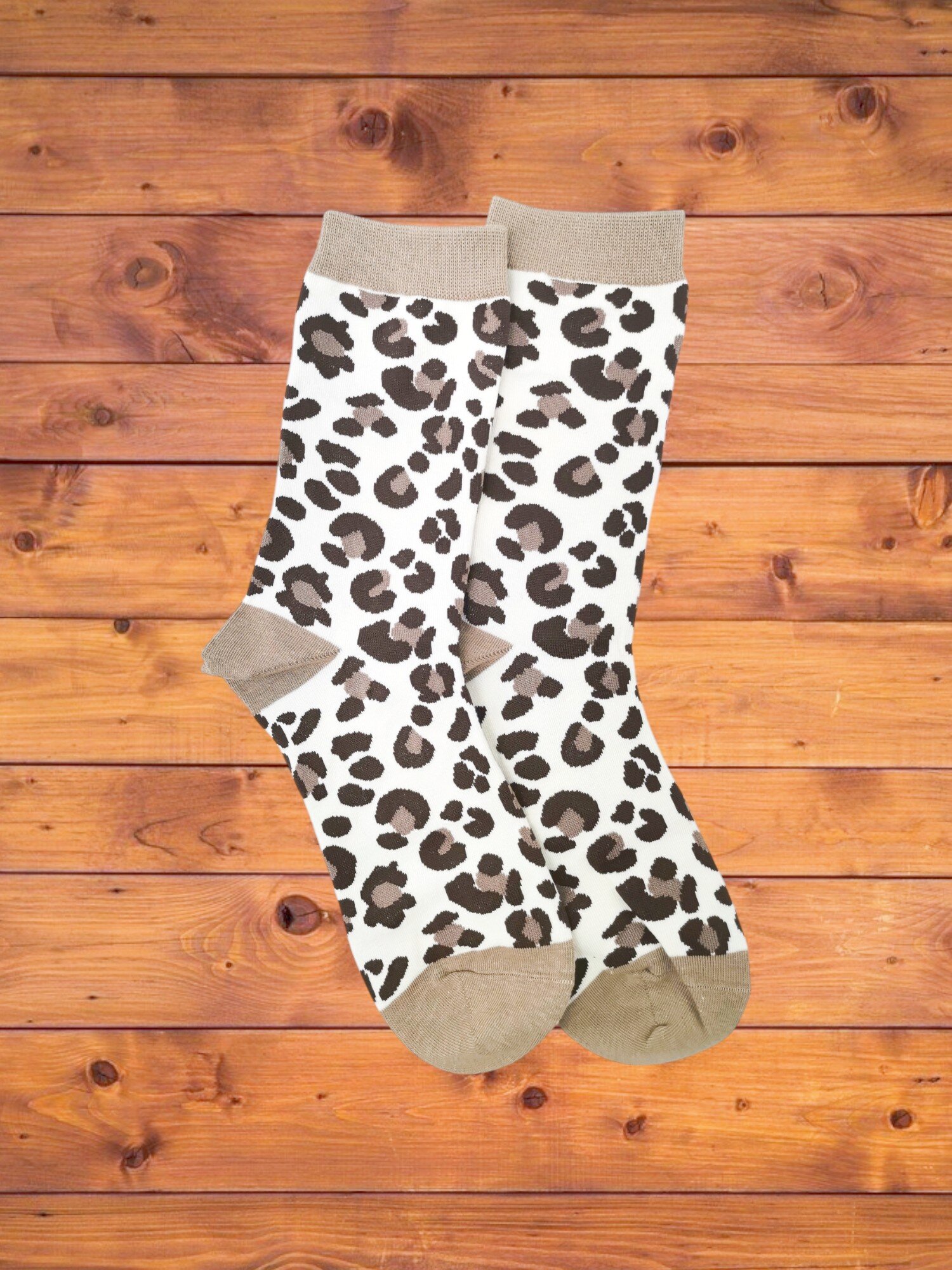 Wholesaler Best Angel-Fashion Kingdom - High leopard sock Composition 85% cotton, 10% polyester and 5% elastane