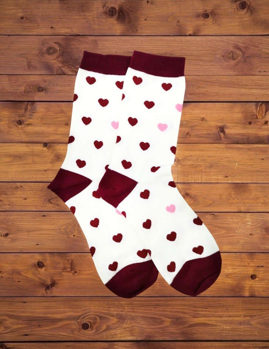 Grossiste Best Angel-Fashion Kingdom - Chaussette haute cœurs