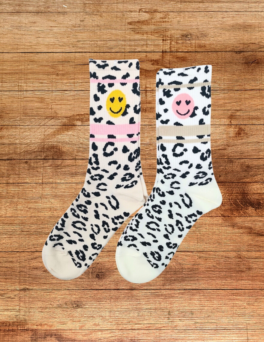 Grossiste Best Angel-Fashion Kingdom - Chaussette haute léo-smile
