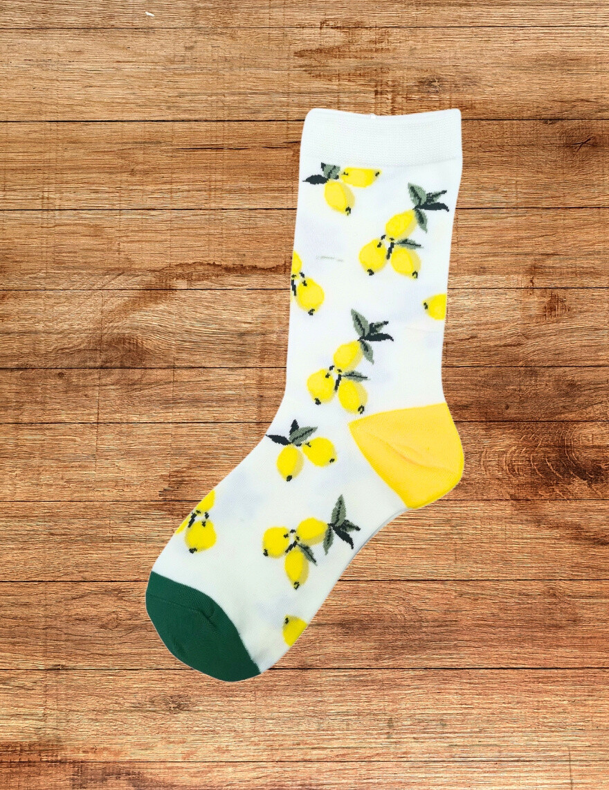 Grossiste Best Angel-Fashion Kingdom - Chaussette haute motif citron