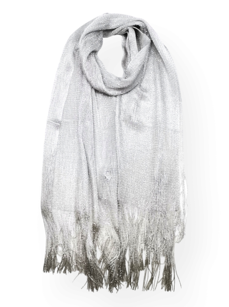 Großhändler Best Angel-Fashion Kingdom - Feiner Schal aus glänzendem Garn