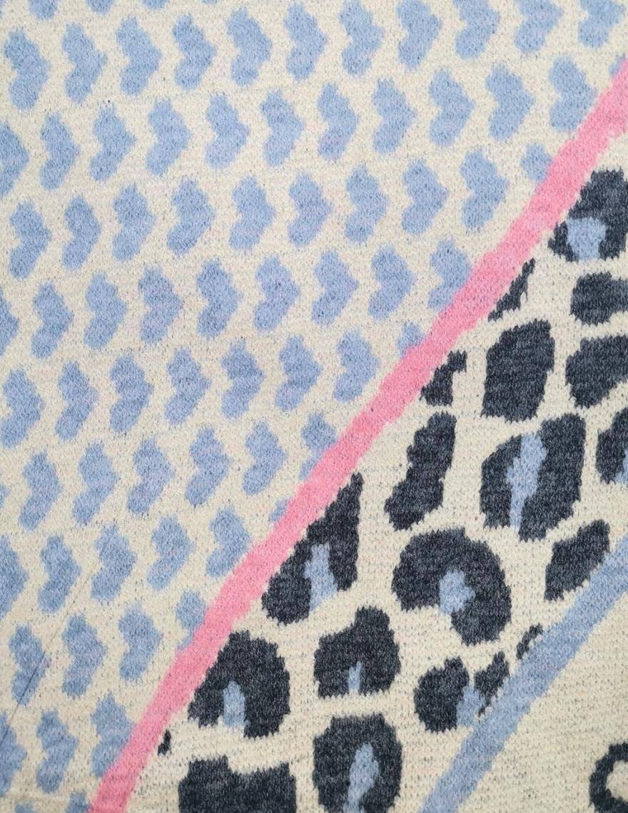 Foulard Léopard Doux Et élastique Pour Femme – Motif Animal Et Amour