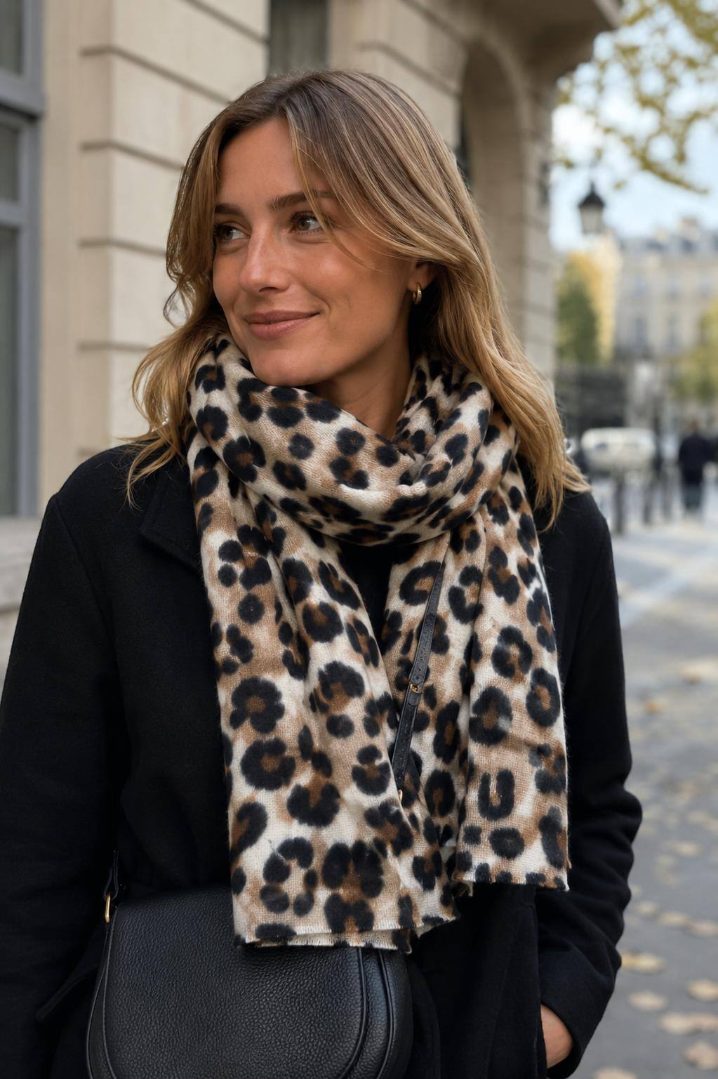Großhändler Best Angel-Fashion Kingdom - Schal mit Leopardenmuster