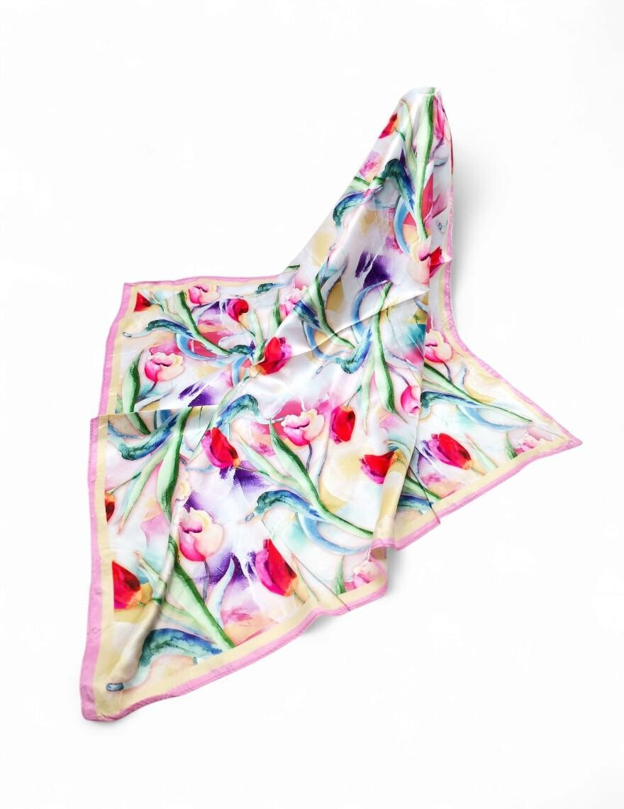 Wholesaler Best Angel-Fashion Kingdom - Small silk-touch tulip square
