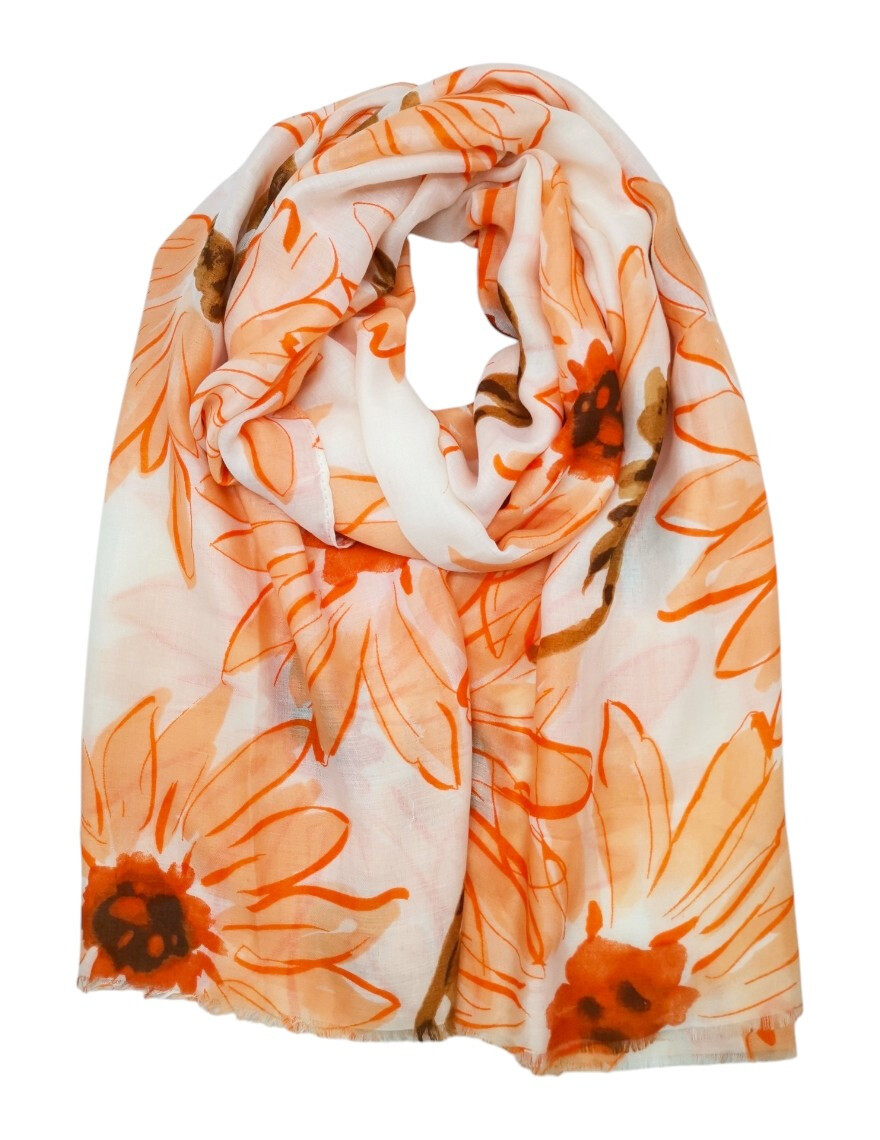 Wholesaler Best Angel-Fashion Kingdom - Lightweight scarf with flower pattern