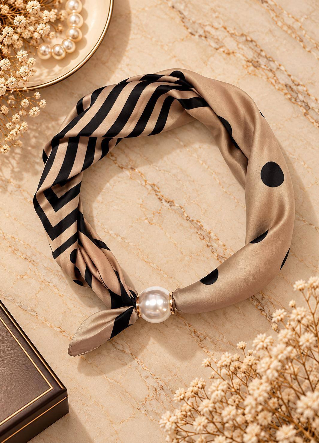 Grossiste Best Angel-Fashion Kingdom - Foulard avec attache perle magnétique