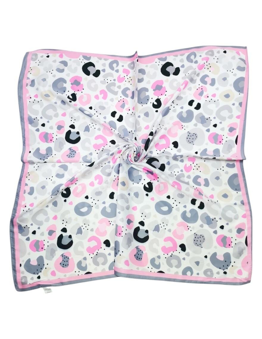Wholesaler Best Angel-Fashion Kingdom - Small silk touch square with pop pattern