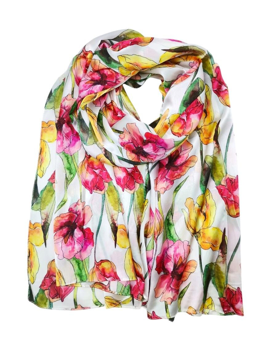 Grossiste Best Angel-Fashion Kingdom - Foulard satiné motif fleur