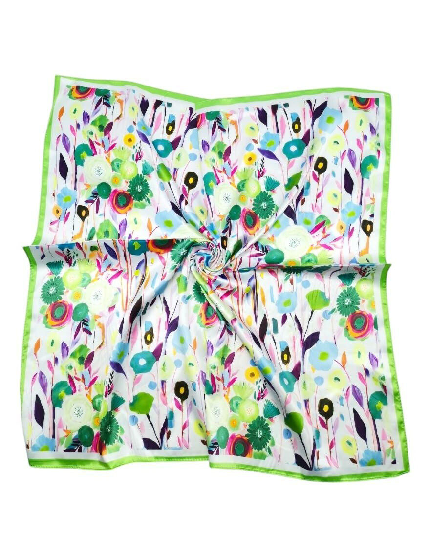 Wholesaler Best Angel-Fashion Kingdom - Small square flower silk touch