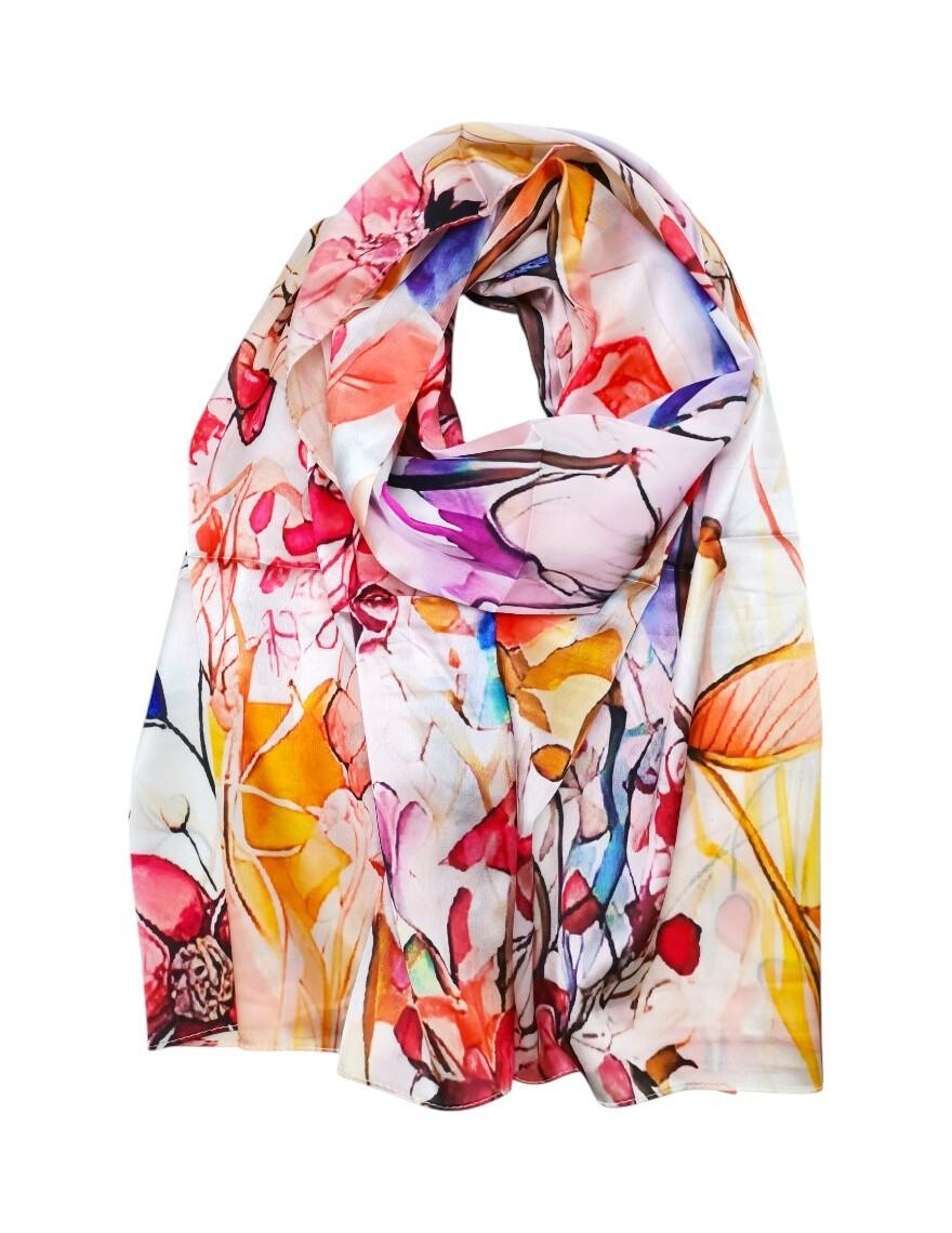Grossiste Best Angel-Fashion Kingdom - Foulard satiné motif fleur