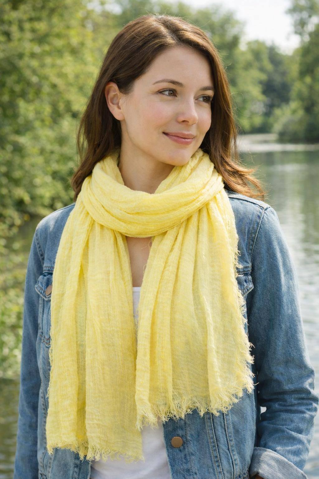 Grossiste Best Angel-Fashion Kingdom - Foulard uni en viscose