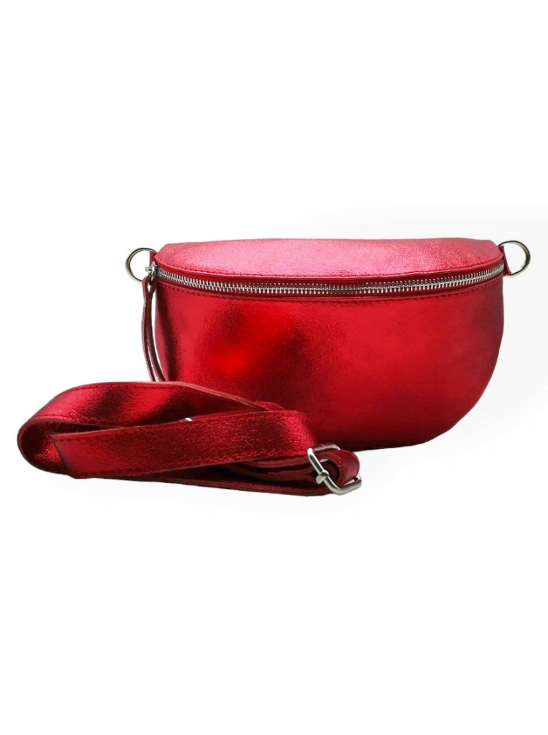 Wholesaler Best Angel-Fashion Kingdom - Shiny 100% leather belt bag