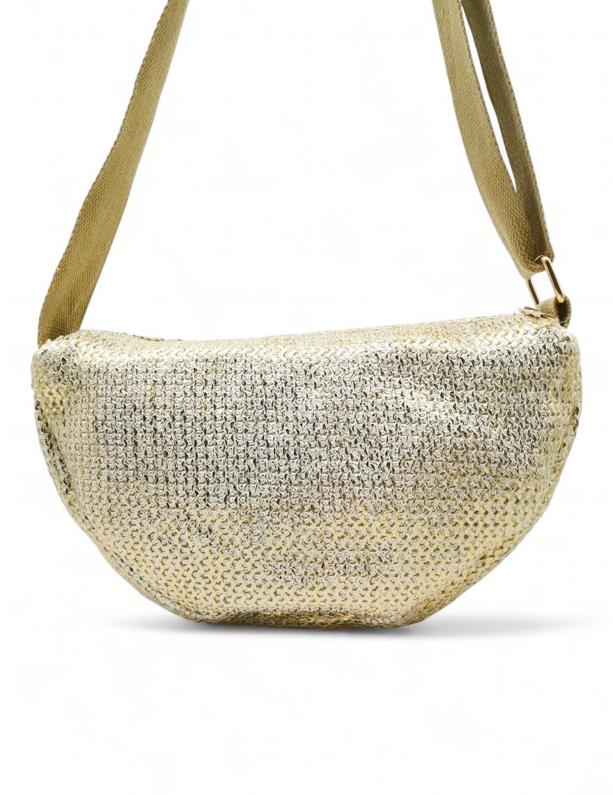 Wholesaler Best Angel-Fashion Kingdom - Shiny straw effect fanny pack
