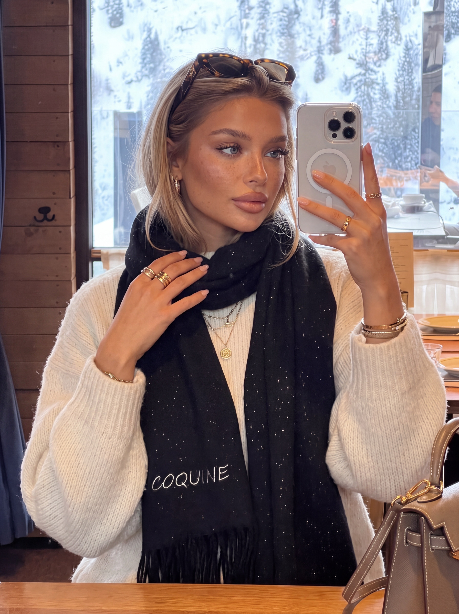 Wholesaler Best Fashion - “COQUINE” sequined scarf