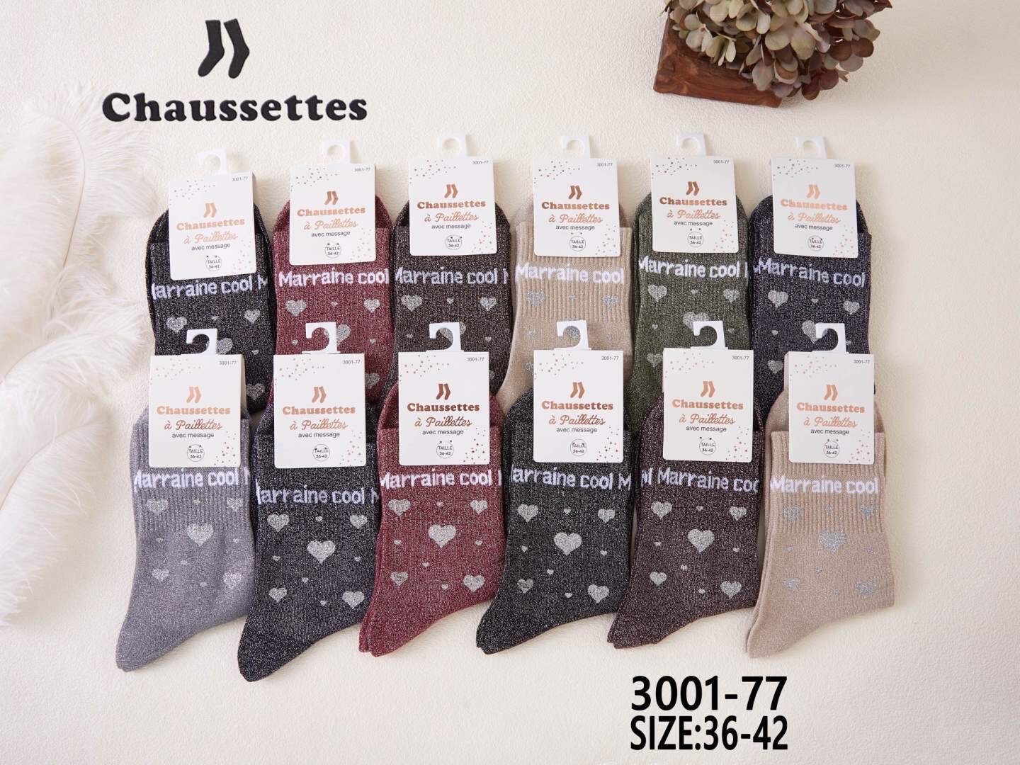 Mayorista Best Fashion - Calcetines brillantes de madrina genial
