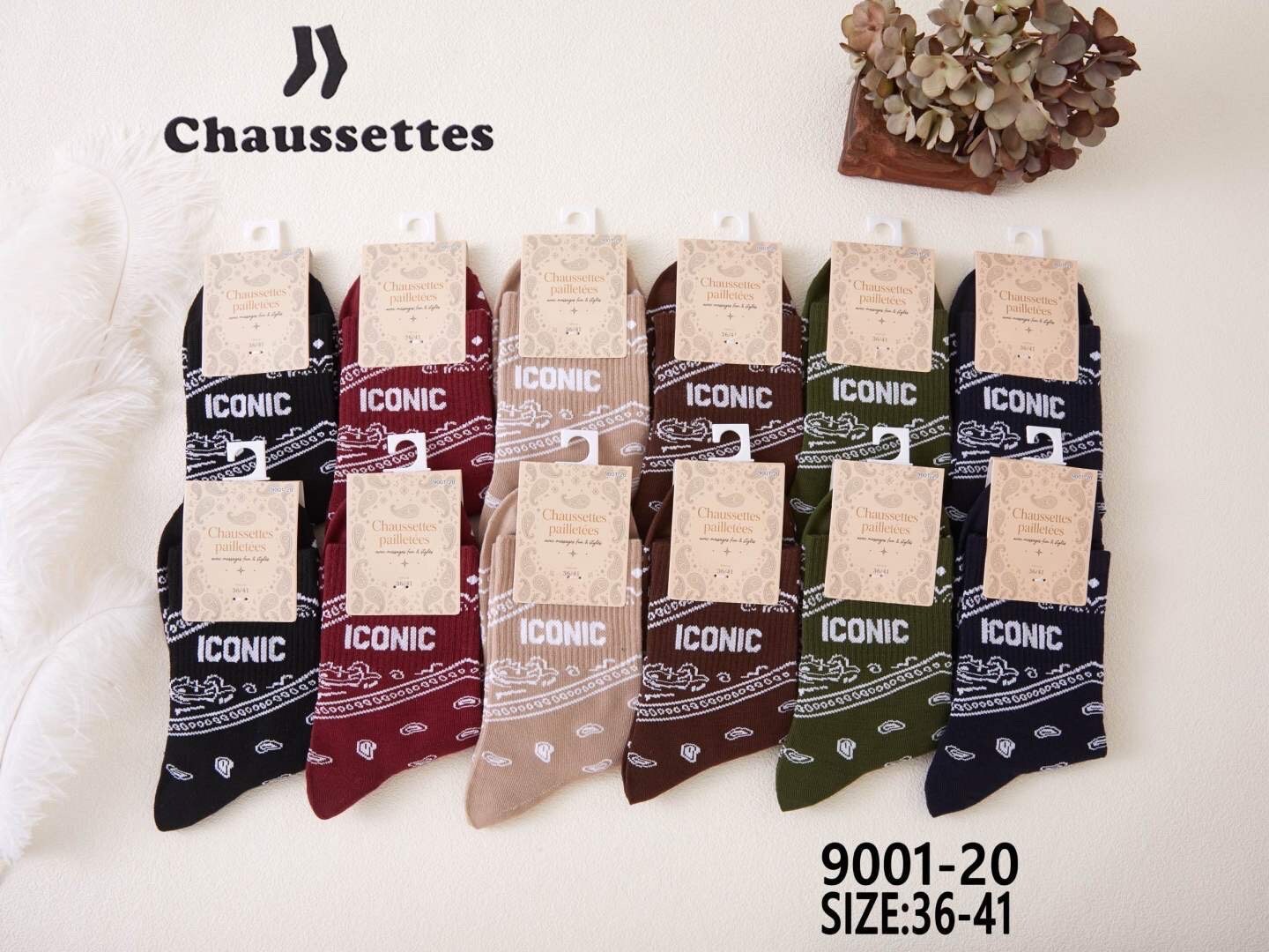 Grossiste Best Fashion - Chaussette pailletées iconic