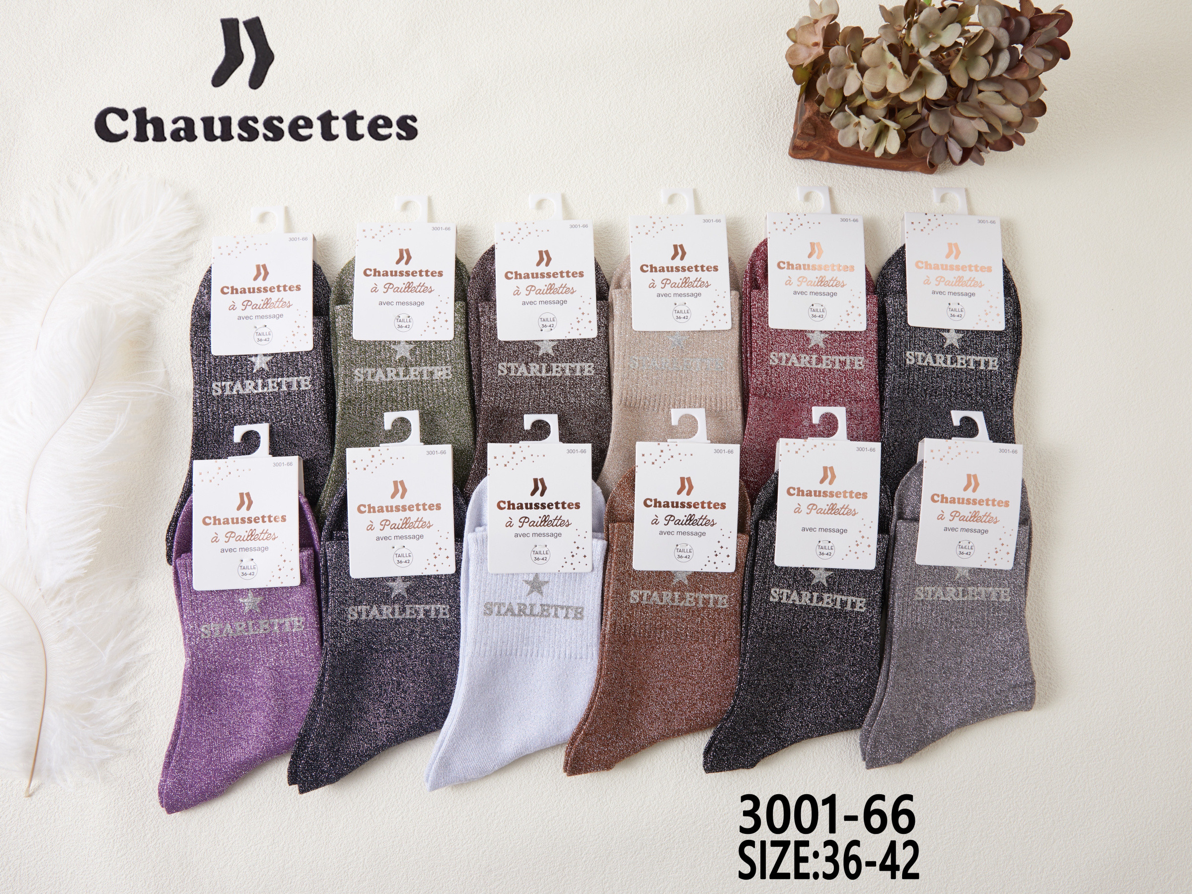 Wholesaler Best Fashion - STARLETTE glitter sock
