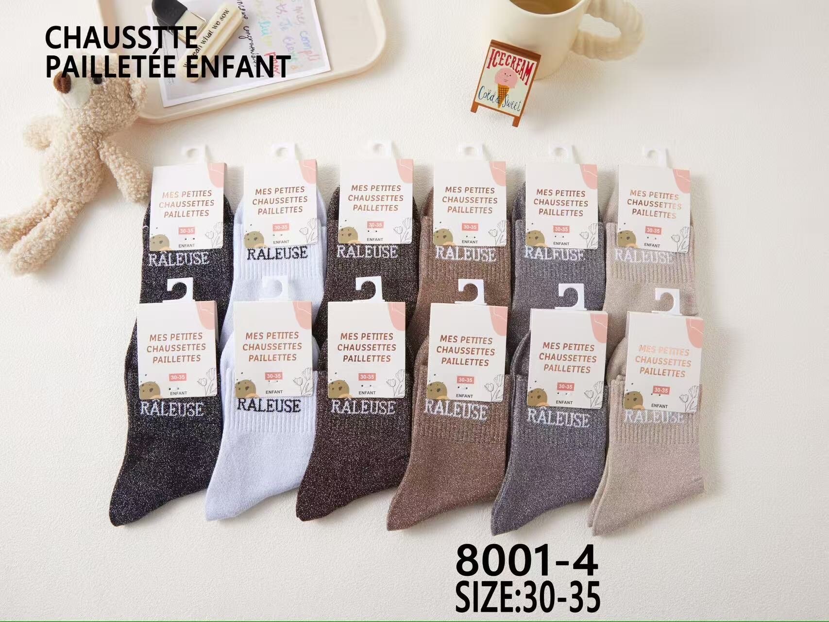 Wholesaler Best Fashion - glittery sock RALEUSE