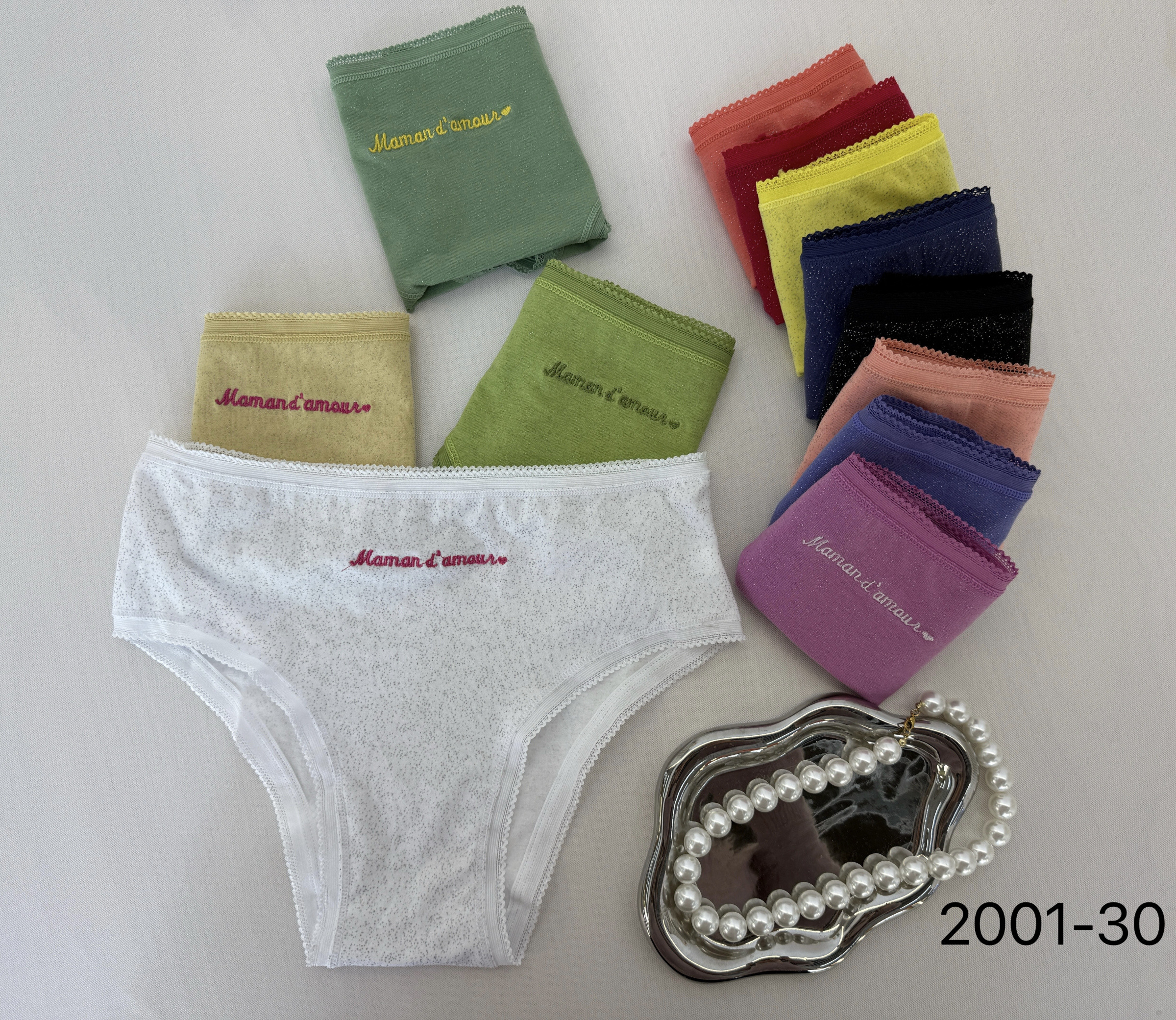 Grossista Best Fashion - Mutandine con paillettes “Mamma d'amore”