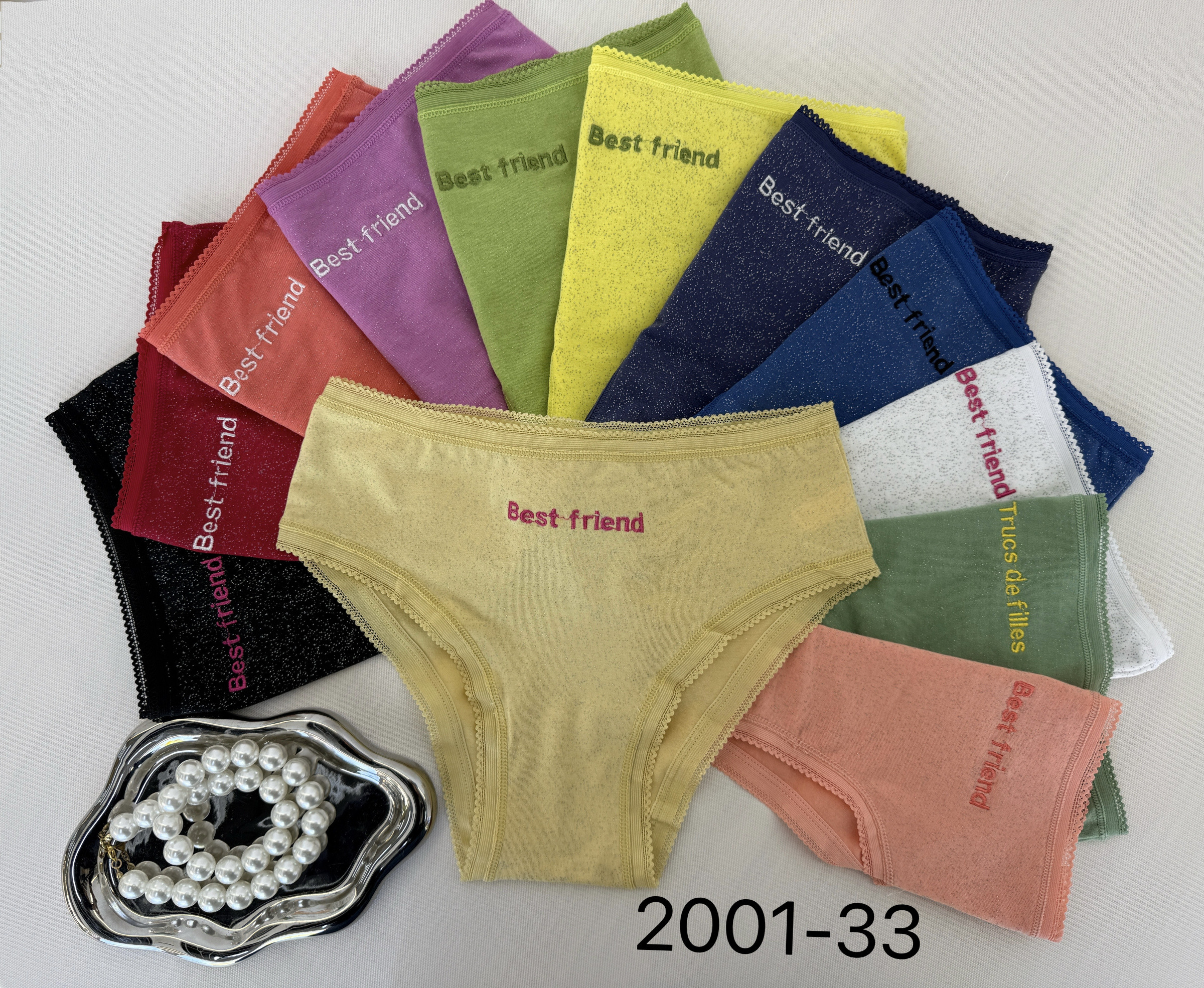 Wholesaler Best Fashion - “Best friend” sequined panties
