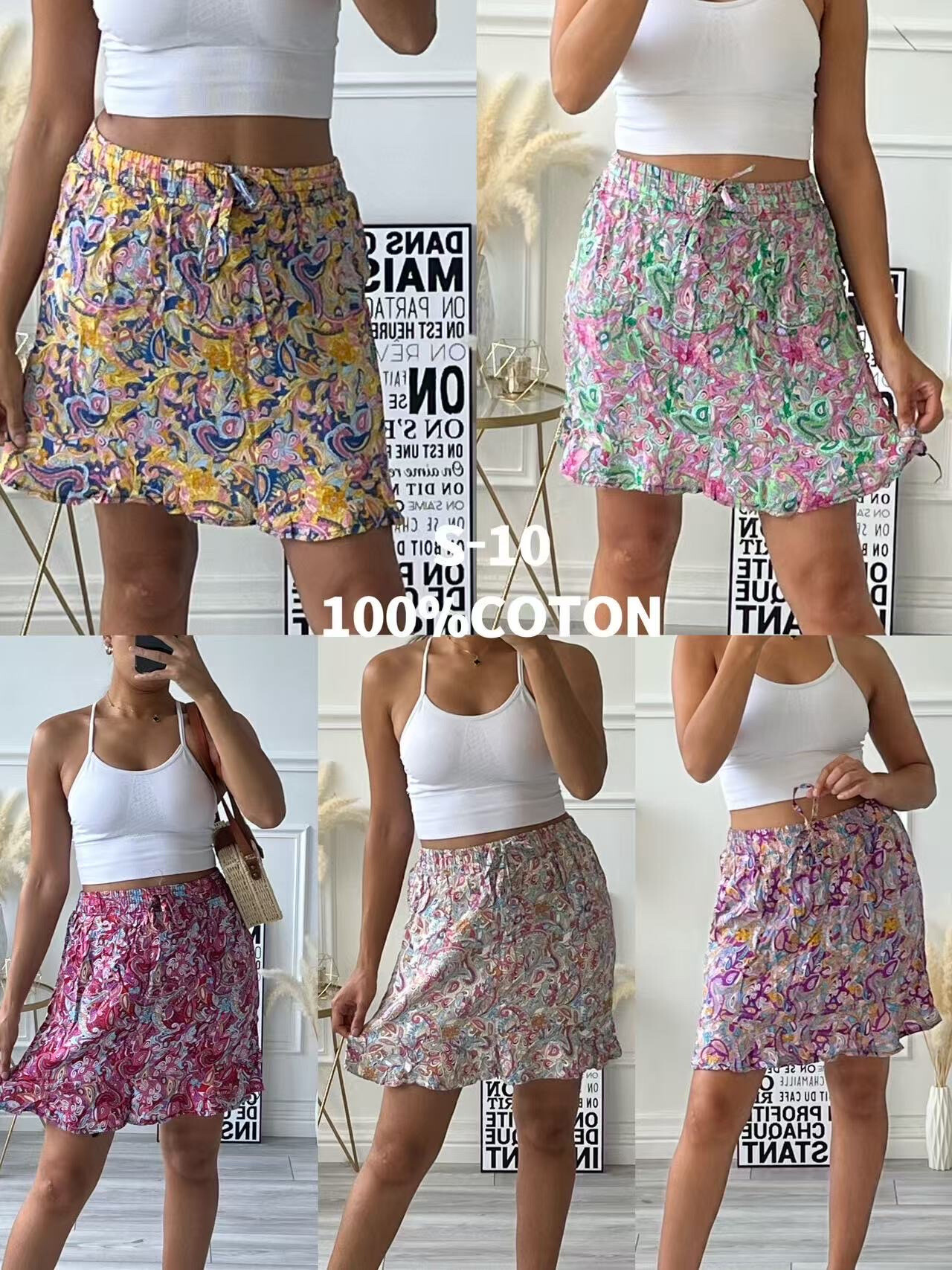 Wholesaler Best Fashion - Skirt with cyclist inside 2 in1