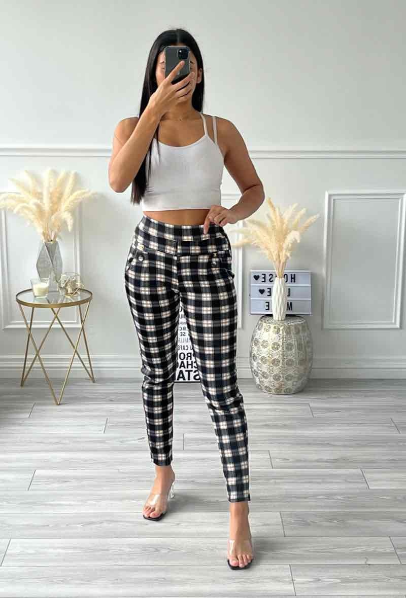 Grossiste Best Fashion - Pantalon a carreau