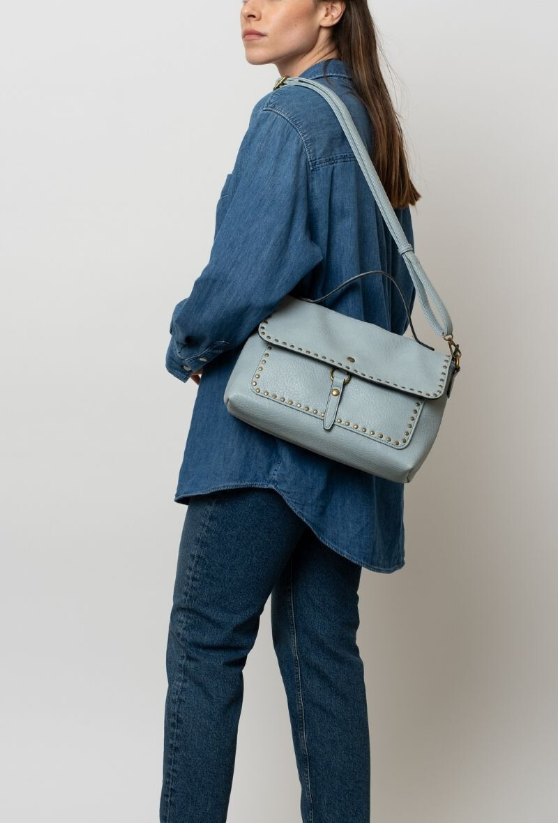 Großhändler BESTINI PARIS - Minimalistische Umhängetasche mit Nieten
