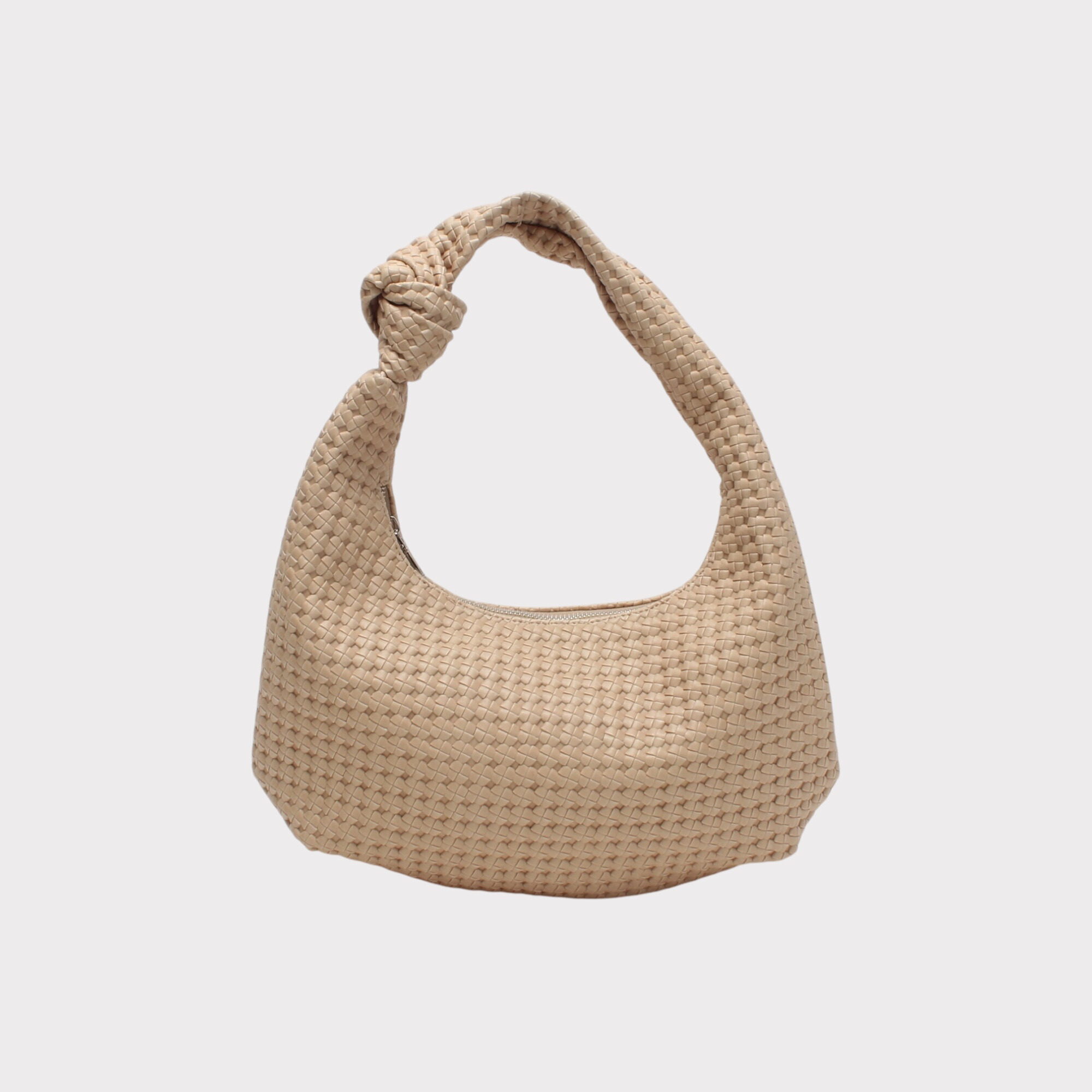 Grossista BESTINI - Borsa per porte, nodo decorativo, effetto intrecciato