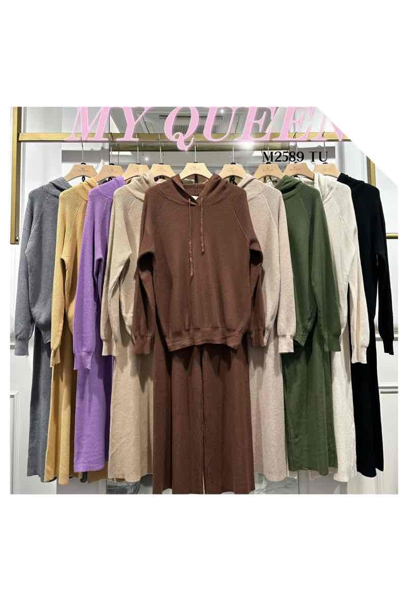 Wholesaler Big Liuli - Hooded knit set