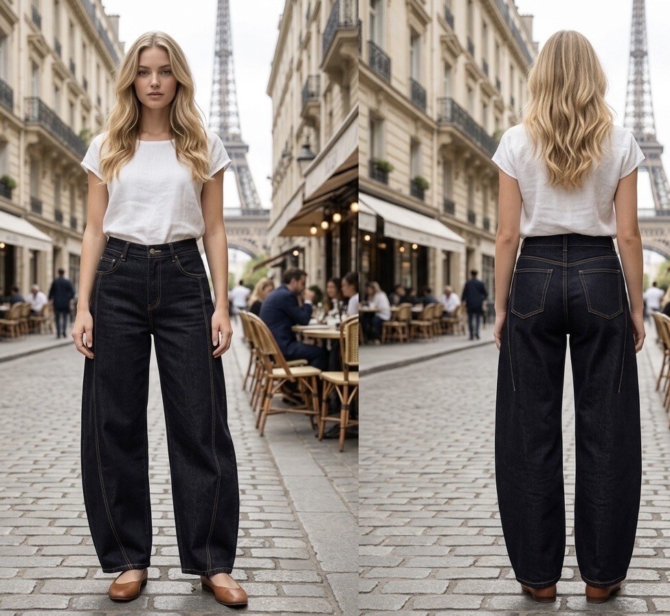 Grossiste Big Liuli - Jeans Baggy