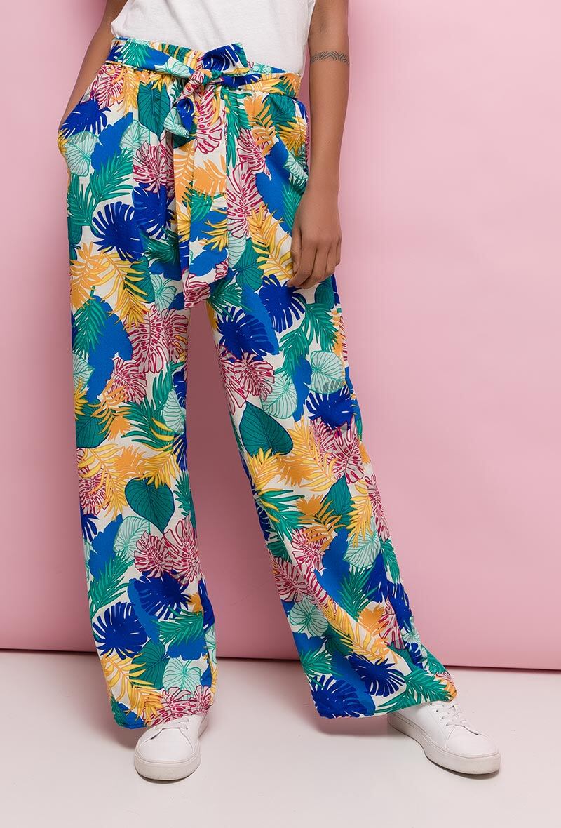 Wholesaler Big Liuli - Wide leg tropical pants