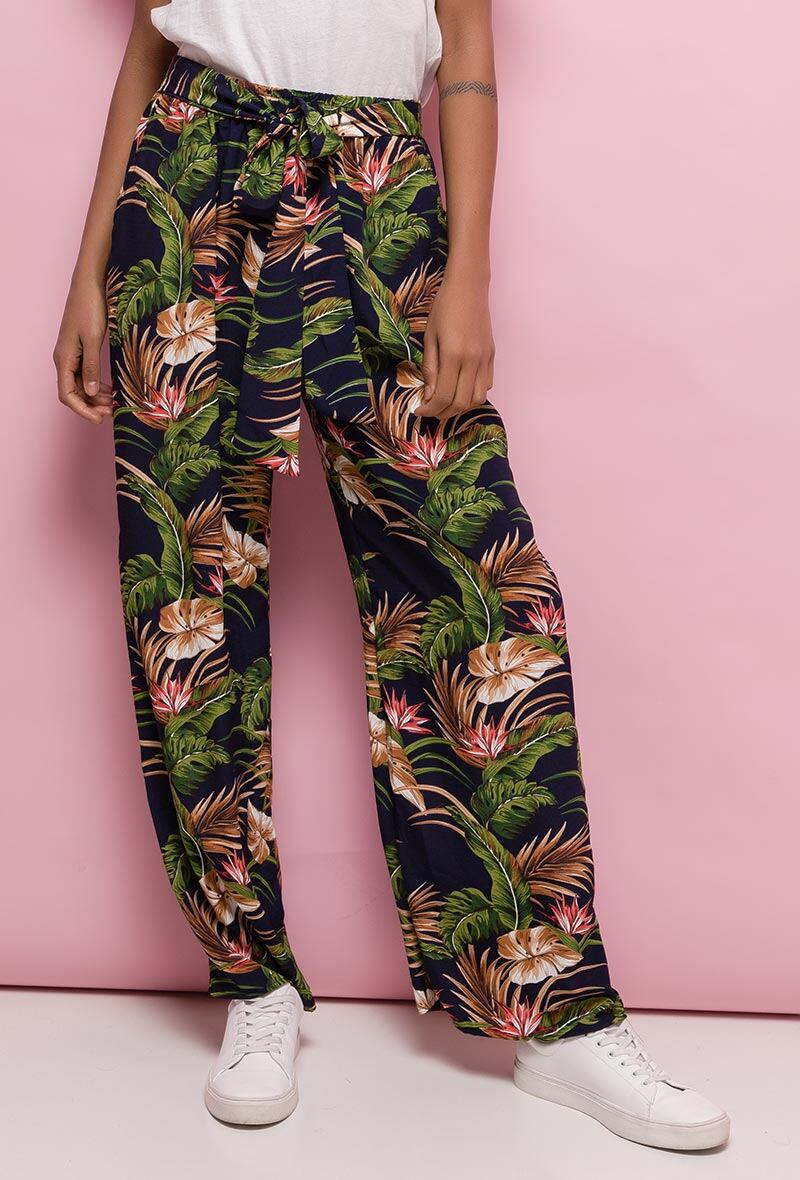 Wholesaler Big Liuli - Wide leg tropical pants