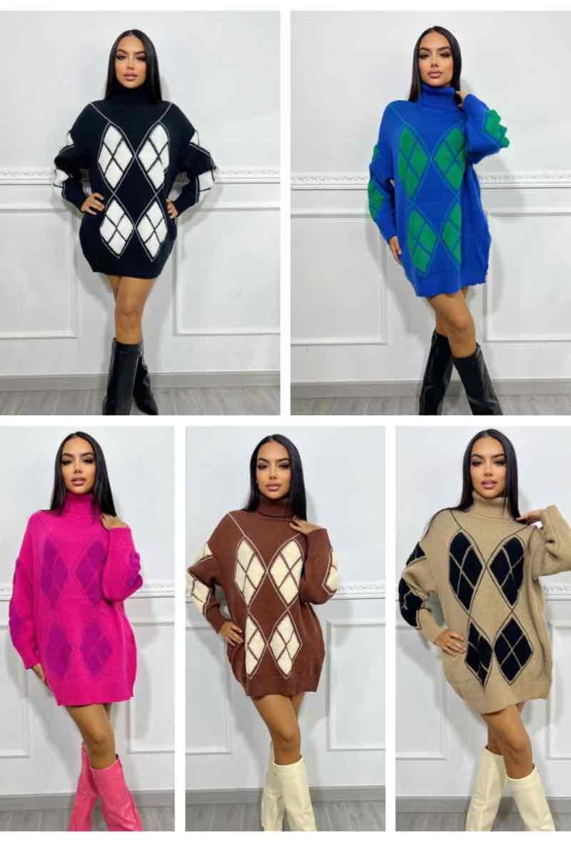 Wholesaler Big Liuli - Lozenge pullover