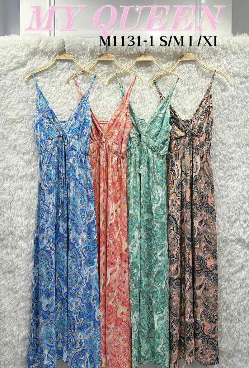 Wholesaler Big Liuli - Patterned suspender dress