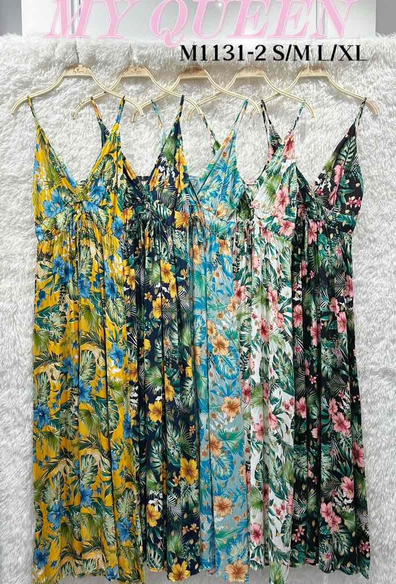 Wholesaler Big Liuli - Patterned suspender dress