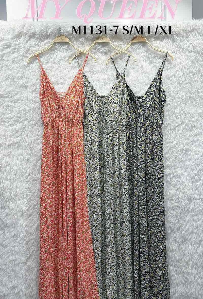 Wholesaler Big Liuli - Patterned suspender dress